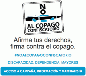 Imagen No Al Copago con enlace a la web de http://ilp.cermi.es/
